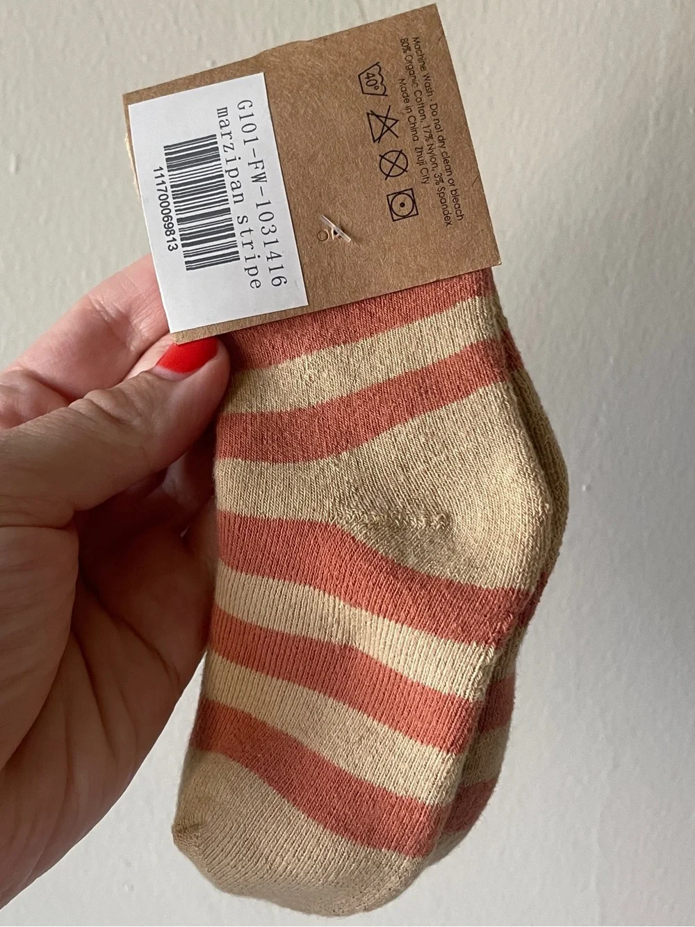 NWT Kate Quinn marzipan stripe socks